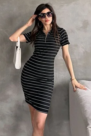 Çizgili elbise